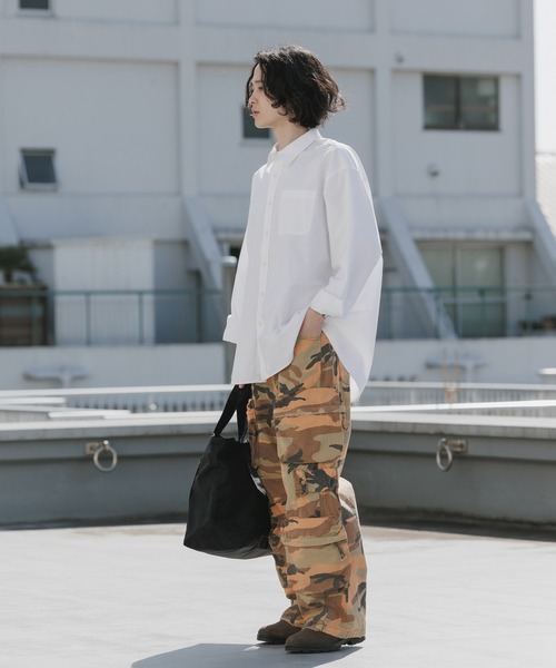 Theater code(シアターコード)の「Duck Pattern Distressed Ripstop Wide Cargo Pants / カモ柄 ダメージ加工リップストップ ワイドカーゴパンツ 2026年春夏(カーゴパンツ・メンズ・ブラウン・M/L)」の14枚目の写真