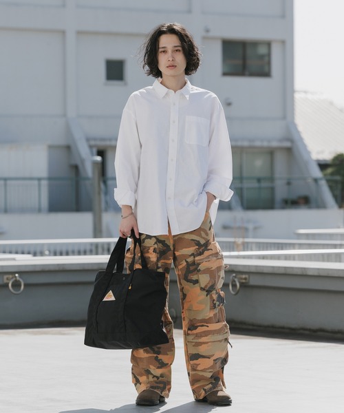 Theater code(シアターコード)の「Duck Pattern Distressed Ripstop Wide Cargo Pants / カモ柄 ダメージ加工リップストップ ワイドカーゴパンツ 2026年春夏(カーゴパンツ・メンズ・ブラウン・M/L)」の21枚目の写真