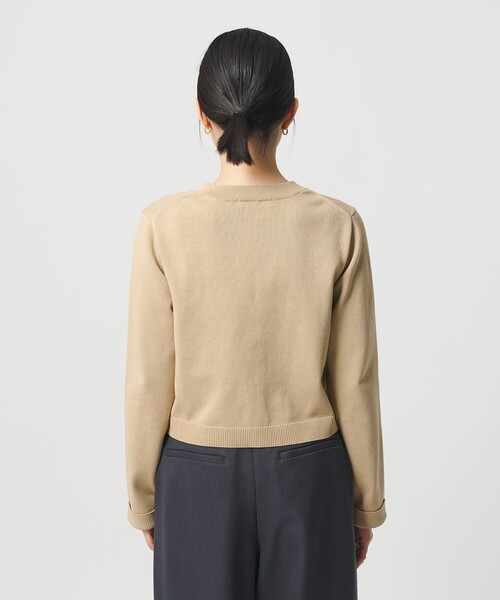 BEAUTY&YOUTH UNITED ARROWS(ビューティーアンドユースユナイテッドアローズ)の「ポケット コンパクト カーディガン ウォッシャブル(カーディガン/ボレロ・レディース・ライトブルー/ベージュ/ダークグレー・FREE)」の15枚目の写真