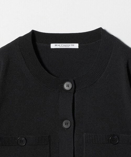 BEAUTY&YOUTH UNITED ARROWS(ビューティーアンドユースユナイテッドアローズ)の「ポケット コンパクト カーディガン ウォッシャブル(カーディガン/ボレロ・レディース・ライトブルー/ベージュ/ダークグレー・FREE)」の22枚目の写真