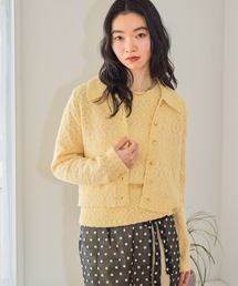 mysty woman | 襟付きスラブカーデタンクSET　659868(カーディガン/ボレロ)