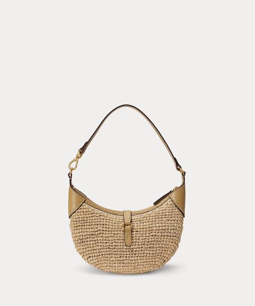 Polo ID ラフィア ミニ ショルダー バッグ（ショルダーバッグ）｜POLO