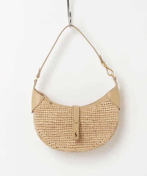 Polo ID ラフィア ミニ ショルダー バッグ（ショルダーバッグ）｜POLO