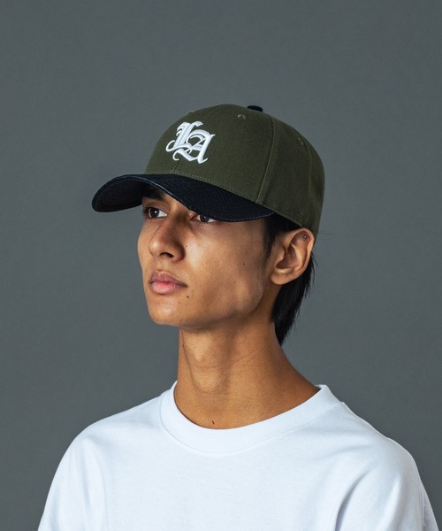 XLARGE（エクストララージ）の「CROC OLD ENGLISH CAP（キャップ・メンズ・ブラック/オリーブ/オフホワイト・ONE SIZE）」の9枚目の写真