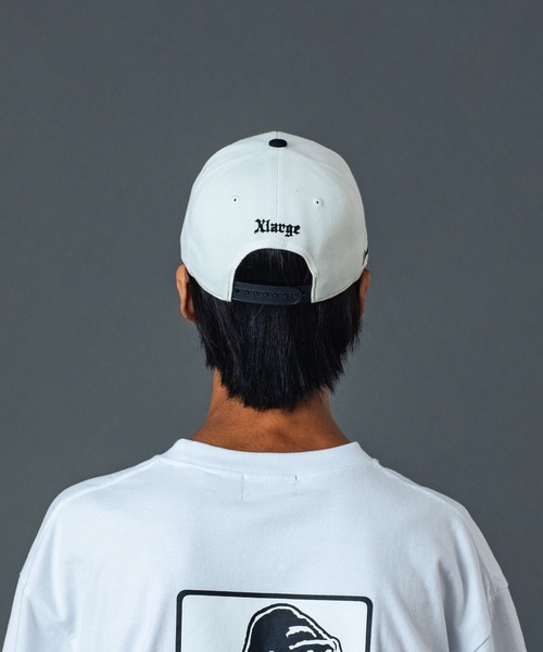 XLARGE（エクストララージ）の「CROC OLD ENGLISH CAP（キャップ・メンズ・ブラック/オリーブ/オフホワイト・ONE SIZE）」の15枚目の写真