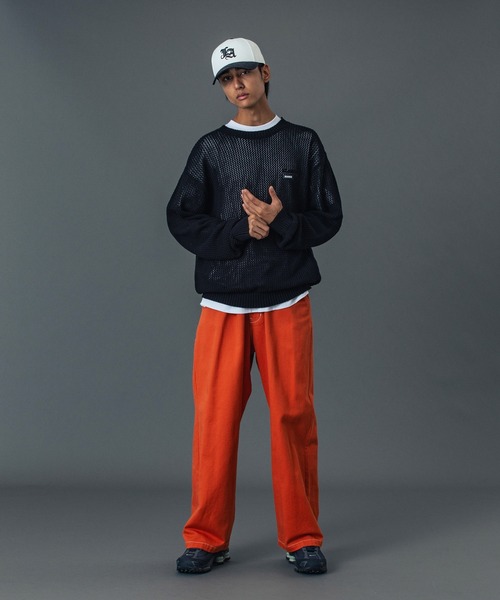 XLARGE（エクストララージ）の「CROC OLD ENGLISH CAP（キャップ・メンズ・ブラック/オリーブ/オフホワイト・ONE SIZE）」の17枚目の写真