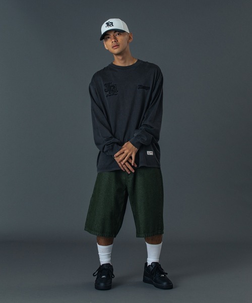 XLARGE（エクストララージ）の「CROC OLD ENGLISH CAP（キャップ・メンズ・ブラック/オリーブ/オフホワイト・ONE SIZE）」の19枚目の写真