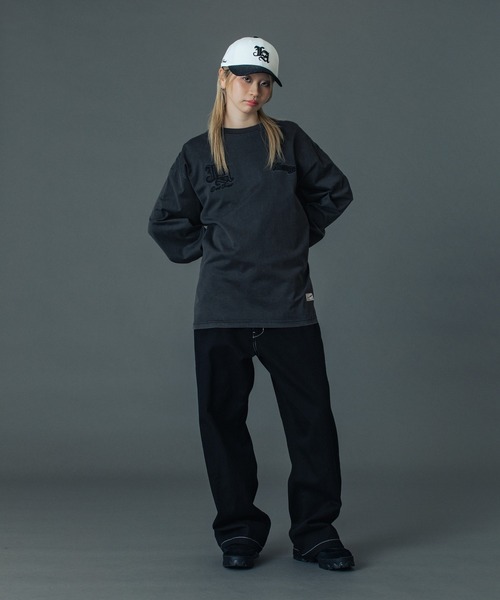 XLARGE（エクストララージ）の「CROC OLD ENGLISH CAP（キャップ・メンズ・ブラック/オリーブ/オフホワイト・ONE SIZE）」の20枚目の写真