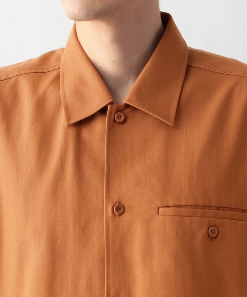GLOBAL WORK（グローバルワーク）の「クリーンダックシャツ/632417（シャツ/ブラウス・メンズ・ブラウン系2/ブラック・SMALL/LARGE/MEDIUM）」の11枚目の写真