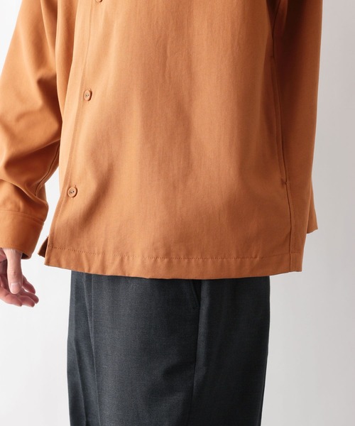 GLOBAL WORK（グローバルワーク）の「クリーンダックシャツ/632417（シャツ/ブラウス・メンズ・ブラウン系2/ブラック・SMALL/LARGE/MEDIUM）」の14枚目の写真