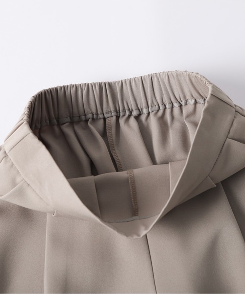 AMELY（エミリー）の「ペプラムジャケット&テーパードパンツ セットアップ（セットアップ・レディース・ブラック/ネイビー/ベージュ・L/M）」の19枚目の写真