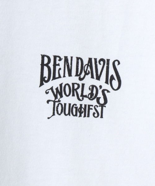 BEN DAVIS（ベンデイビス）の「BEN DAVIS/ベンデイビス PAINTER'S SIGN LS TEE/ストリート バックプリント ロゴ ワンポイント ロングスリーブTシャツ/ロンT/レディース メンズ（Tシャツ/カットソー・メンズ・ブラック/ホワイト・M/L/XL）」の12枚目の写真