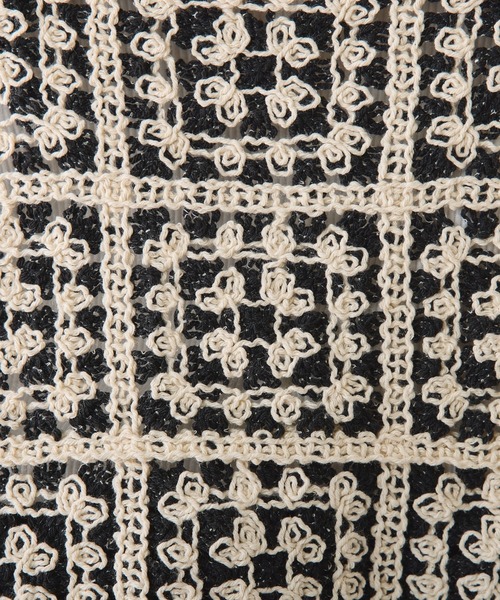 PUAL CE CIN(ピュアルセシン)の「クロシェ編み風ビスチェ(ベスト・レディース・その他1・FREE)」の7枚目の写真