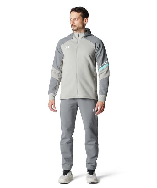 UNDER ARMOUR(アンダーアーマー)の「UAニット フルジップ ジャケット(トレーニング/メンズ)(ジャージ・メンズ・グレー系その他・M/L/XL/2XL/S)」の3枚目の写真