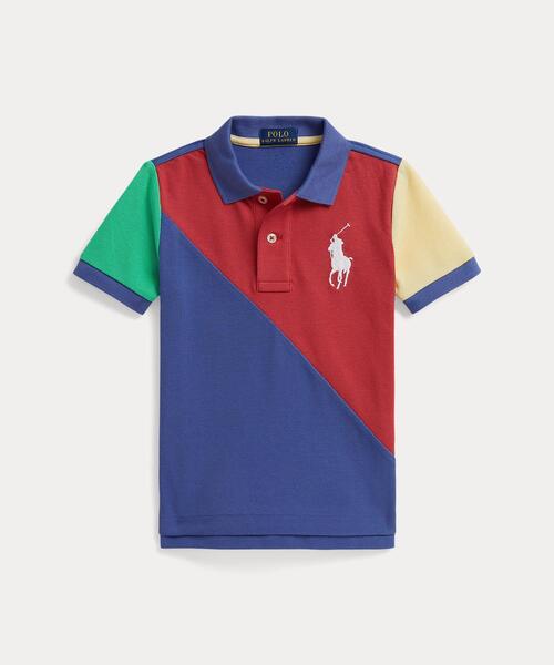 POLO RALPH LAUREN CHILDRENSWEAR（ポロ ラルフ ローレン チルドレンズウェア）の「Big Pony コットン メッシュ ポロシャツ（ポロシャツ・キッズ・レッド系2・3/7/6/4）」の3枚目の写真