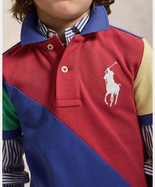 POLO RALPH LAUREN CHILDRENSWEAR（ポロ ラルフ ローレン チルドレンズウェア）の「Big Pony コットン メッシュ ポロシャツ（ポロシャツ・キッズ・レッド系2・3/7/6/4）」の6枚目の写真