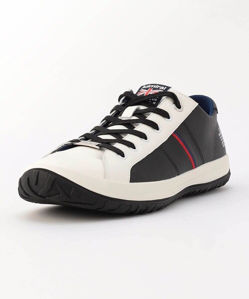 NICOLE CLUB FOR MEN（ニコルクラブフォーメン）の「Admiral 別注スニーカーVI（スニーカー・メンズ・ホワイト/ブラック×ホワイト/グレー・25.5cm/26.5cm/27.5cm）」の18枚目の写真