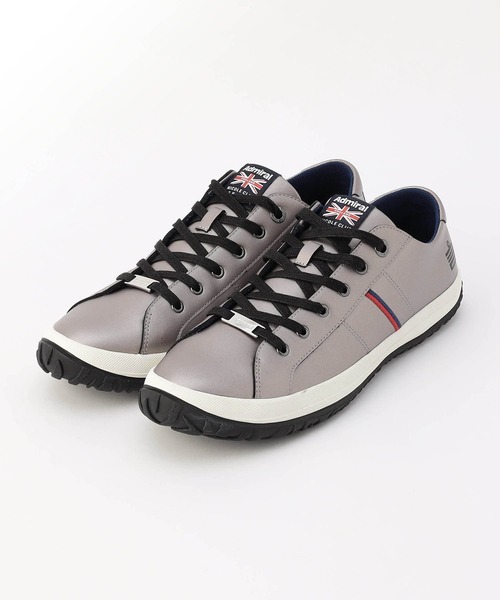 NICOLE CLUB FOR MEN（ニコルクラブフォーメン）の「Admiral 別注スニーカーVI（スニーカー・メンズ・ホワイト/ブラック×ホワイト/グレー・25.5cm/26.5cm/27.5cm）」の3枚目の写真