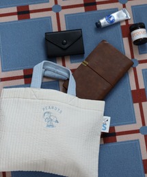 SNOOPY（スヌーピー）の「SNOOPY スヌーピー ミニレッスントートバッグ キルト（トートバッグ）」