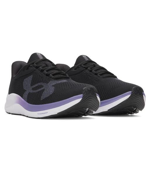 UNDER ARMOUR(アンダーアーマー)の「UAチャージド パスート4 ビッグロゴ(ランニング/レディース)(スニーカー・レディース・ブラック系その他2・24.5cm/24.0cm/25.5cm/25.0cm/26.0cm/23.5cm)」の4枚目の写真