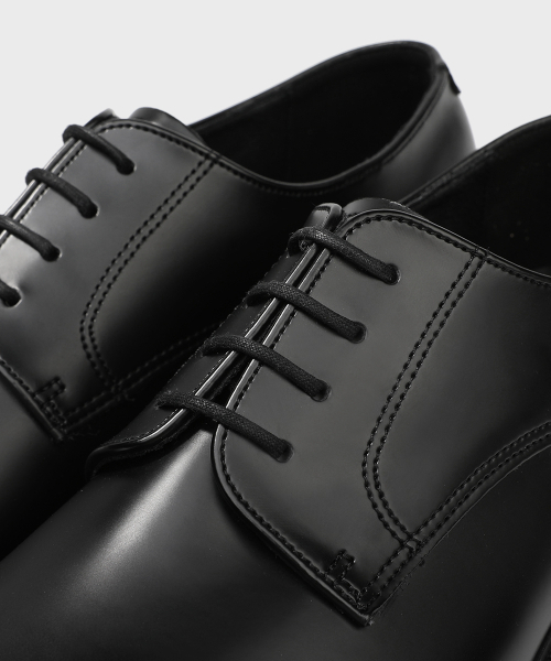 FIRENZE ATELIER（フィレンツェアトリエ）の「[SECOND.A Light] ボリュームラウンドトゥ5CMダービーSL27 [SHINE BLACK]（ドレスシューズ・メンズ・ブラック・24cm/25cm/26cm/27cm/28cm）」の10枚目の写真