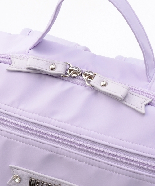 mezzo piano（メゾピアノ）の「ポーチ付ロゴリボンリュック容量約24L（バックパック/リュック・キッズ・ネイビー/ラベンダー・F）」の19枚目の写真