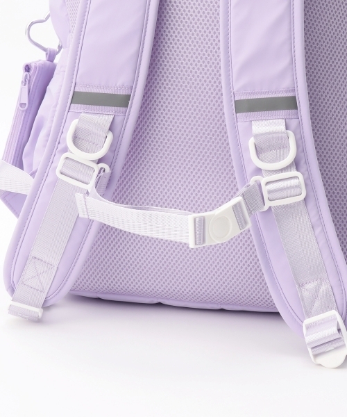 mezzo piano（メゾピアノ）の「ポーチ付ロゴリボンリュック容量約24L（バックパック/リュック・キッズ・ネイビー/ラベンダー・F）」の17枚目の写真
