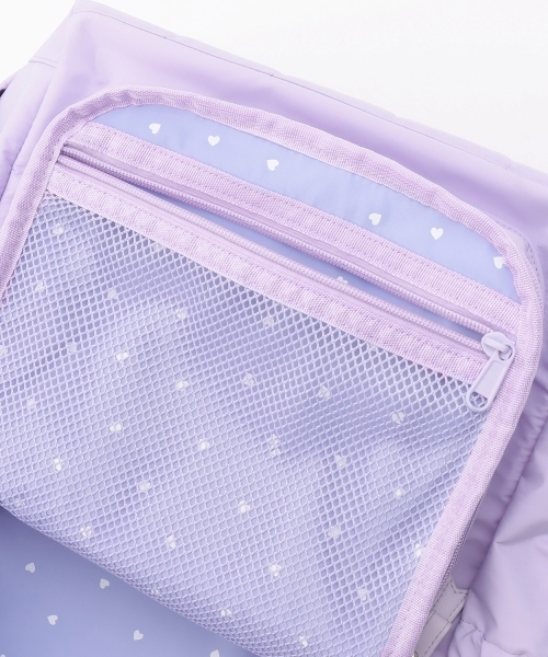 mezzo piano（メゾピアノ）の「ポーチ付ロゴリボンリュック容量約24L（バックパック/リュック・キッズ・ネイビー/ラベンダー・F）」の13枚目の写真