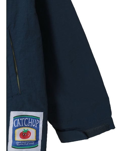 Catchup（ケチャップ）の「コーチジャケット（ブルゾン・キッズ・ベージュ/ネイビー・150cm/140㎝/130㎝/120㎝/110㎝/100㎝）」の5枚目の写真