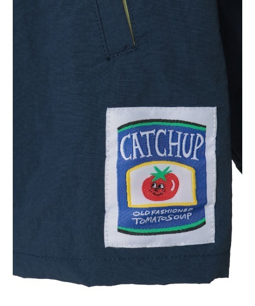 Catchup（ケチャップ）の「コーチジャケット（ブルゾン・キッズ・ベージュ/ネイビー・150cm/140㎝/130㎝/120㎝/110㎝/100㎝）」の7枚目の写真