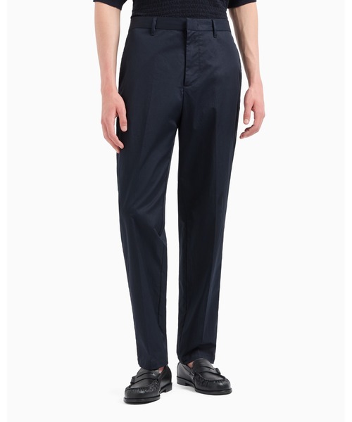 EMPORIO ARMANI(エンポリオアルマーニ)の「【エンポリオ アルマーニ】チノパンツ ピマコットン(チノパンツ・メンズ・ベージュ/ネイビー・48/50/52/46)」の2枚目の写真