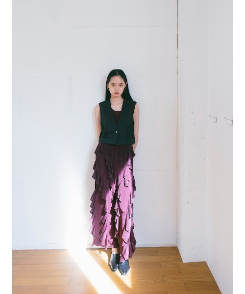 sahara(サハラ)の「Mesh Panel Nylon Vest|メッシュ切り替えナイロンベスト(ベスト・レディース・ブラック/アイボリー/カーキ・FREE)」の20枚目の写真