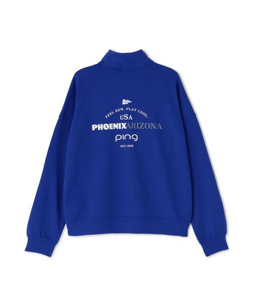 PING(ピン)の「【PING APPAREL】全方向ストレッチダブルフェイスドライミックスアイストーンハーフジップカットソー<NATIVE> (LADIES)(スウェット・レディース・ホワイト/ネイビー/グレー/ブルー・LL/M/S/L)」の18枚目の写真