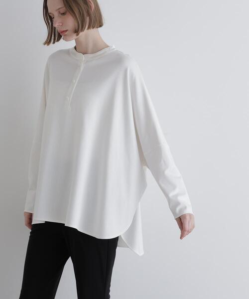 LE PHIL(ルフィル)の「◆ヴィスポンチトップス(Tシャツ/カットソー・レディース・ブラック/ホワイト・F)」の13枚目の写真