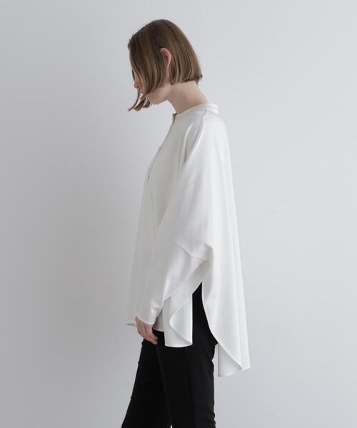 LE PHIL(ルフィル)の「◆ヴィスポンチトップス(Tシャツ/カットソー・レディース・ブラック/ホワイト・F)」の9枚目の写真