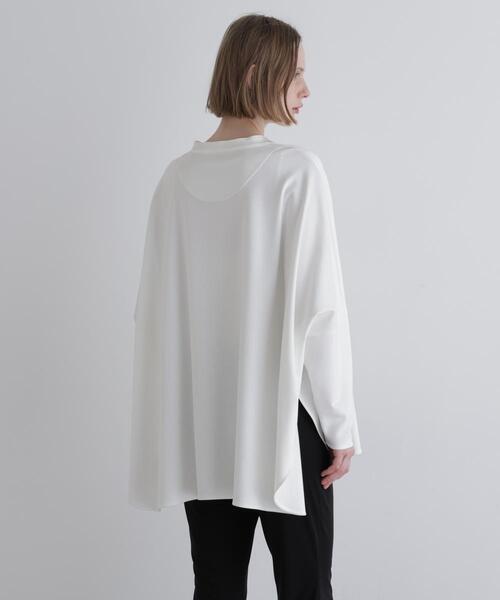 LE PHIL(ルフィル)の「◆ヴィスポンチトップス(Tシャツ/カットソー・レディース・ブラック/ホワイト・F)」の8枚目の写真