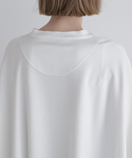 LE PHIL(ルフィル)の「◆ヴィスポンチトップス(Tシャツ/カットソー・レディース・ブラック/ホワイト・F)」の4枚目の写真