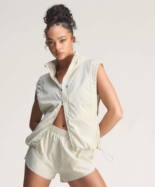 adidas by Stella McCartney（アディダスバイステラマッカートニー）の「aSMC TPA SHORT / ハーフパンツ【adidas by Stella McCartney】 / アディダス adidas（その他パンツ・レディース・ベージュ・X-LARGE/SMALL/MEDIUM/LARGE）」の8枚目の写真