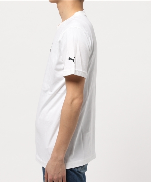 PUMA（プーマ）の「FERRARI LS ビッグシールドTシャツ（Tシャツ/カットソー・メンズ・グレー/ホワイト/レッド/ブラック・LARGE/SMALL/MEDIUM）」の9枚目の写真