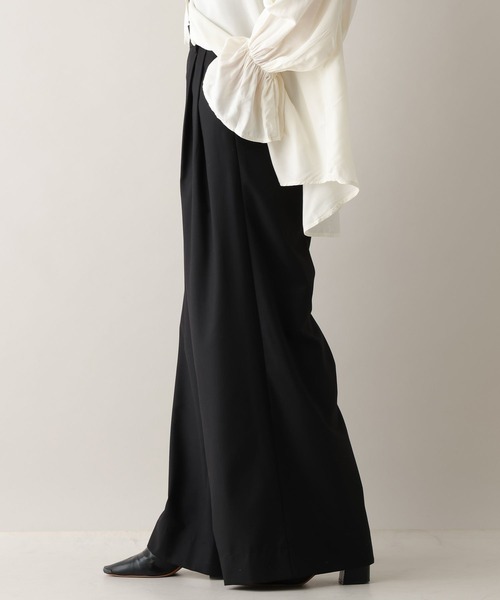 RAGEBLUE(レイジブルー)の「タックワイドイージースラックス(スラックス・レディース・グレー/ブラック・FREE)」の6枚目の写真