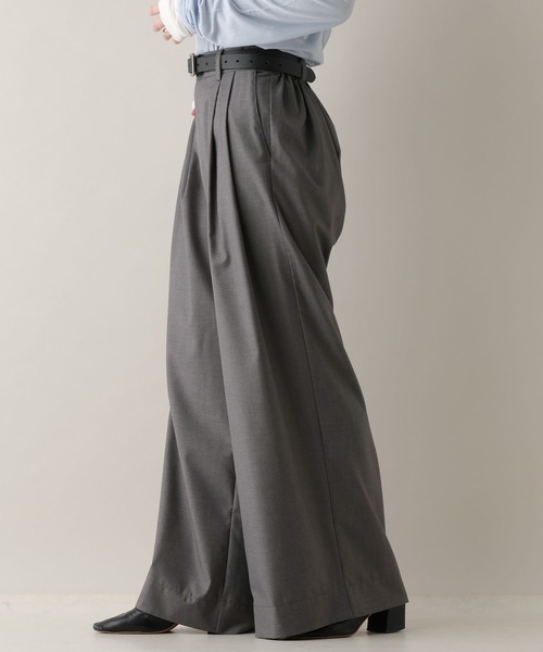 RAGEBLUE(レイジブルー)の「タックワイドイージースラックス(スラックス・レディース・グレー/ブラック・FREE)」の11枚目の写真