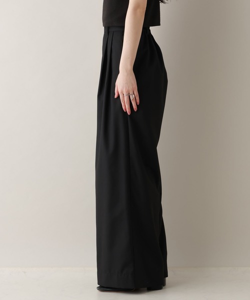 RAGEBLUE(レイジブルー)の「タックワイドイージースラックス(スラックス・レディース・グレー/ブラック・FREE)」の12枚目の写真