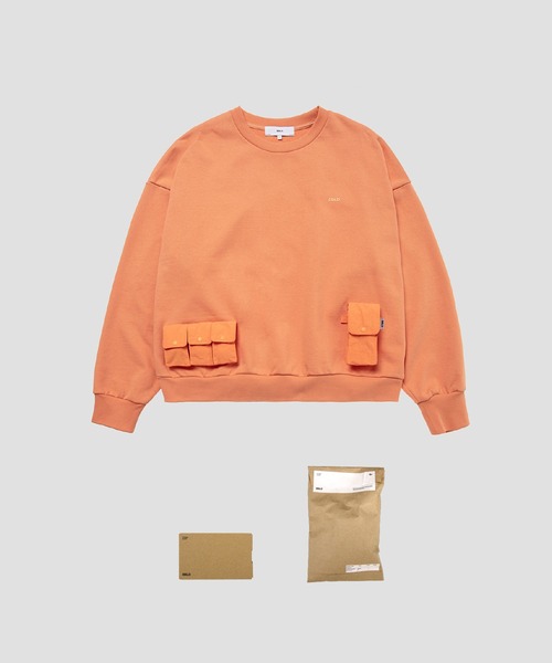 BBLD(ビービーエルディー)の「CREW SWEAT+B&L(スウェット・メンズ・オレンジ/ブラック/グリーン/ブルー/ピンク・XL/L/M/S)」の5枚目の写真
