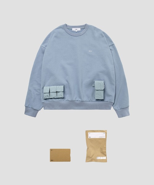 BBLD(ビービーエルディー)の「CREW SWEAT+B&L(スウェット・メンズ・オレンジ/ブラック/グリーン/ブルー/ピンク・XL/L/M/S)」の1枚目の写真