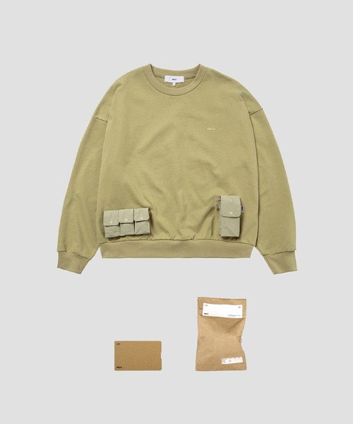 BBLD(ビービーエルディー)の「CREW SWEAT+B&L(スウェット・メンズ・オレンジ/ブラック/グリーン/ブルー/ピンク・XL/L/M/S)」の3枚目の写真