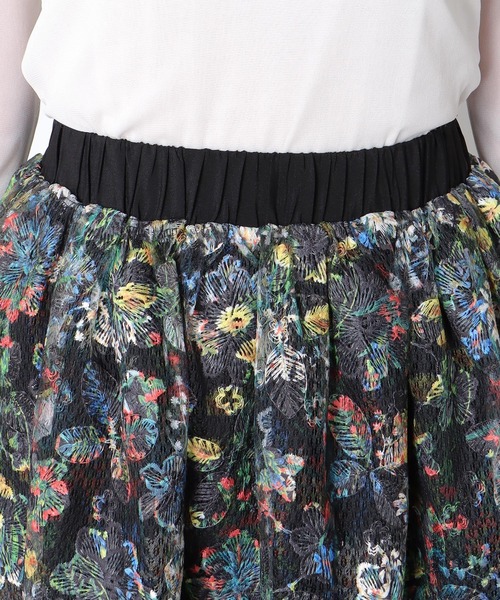 Cepica（セピカ）の「フラワーカラーレーススカート（スカート・レディース・ブラック・FREE）」の10枚目の写真