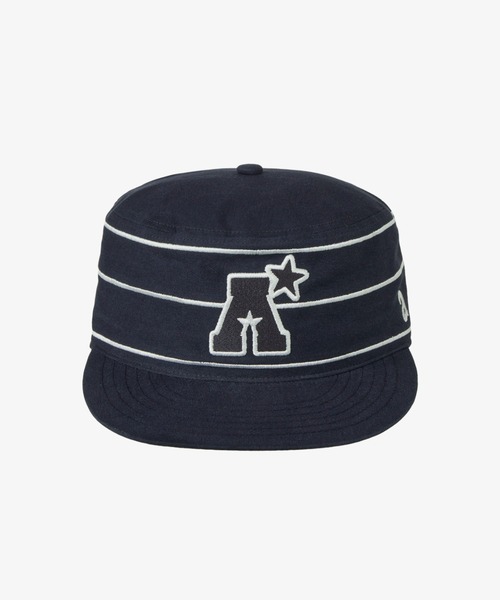 aeae(エーイーエーイー)の「A LOGO PILLBOX CAP(キャップ・レディース・ネイビー/グリーン・FREE)」の2枚目の写真