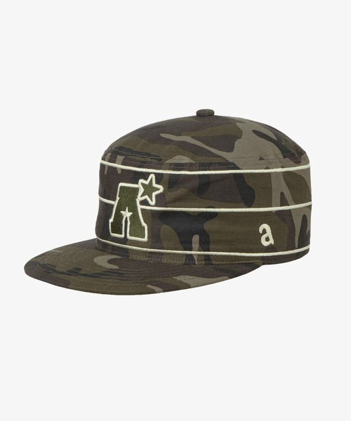 aeae(エーイーエーイー)の「A LOGO PILLBOX CAP(キャップ・レディース・ネイビー/グリーン・FREE)」の3枚目の写真