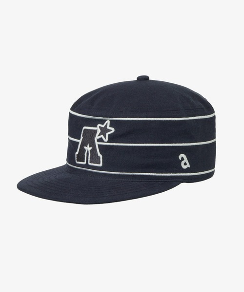 aeae(エーイーエーイー)の「A LOGO PILLBOX CAP(キャップ・レディース・ネイビー/グリーン・FREE)」の7枚目の写真