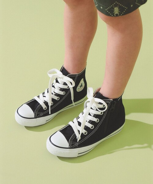 こども ビームス（コドモビームス）の「CONVERSE / CHILD ALL STAR Z HI 2026SS (15～22cm)（その他シューズ・キッズ・オフホワイト/グリーン系その他4/ブラック・15 /16/17/18/19/20/21/22）」の2枚目の写真